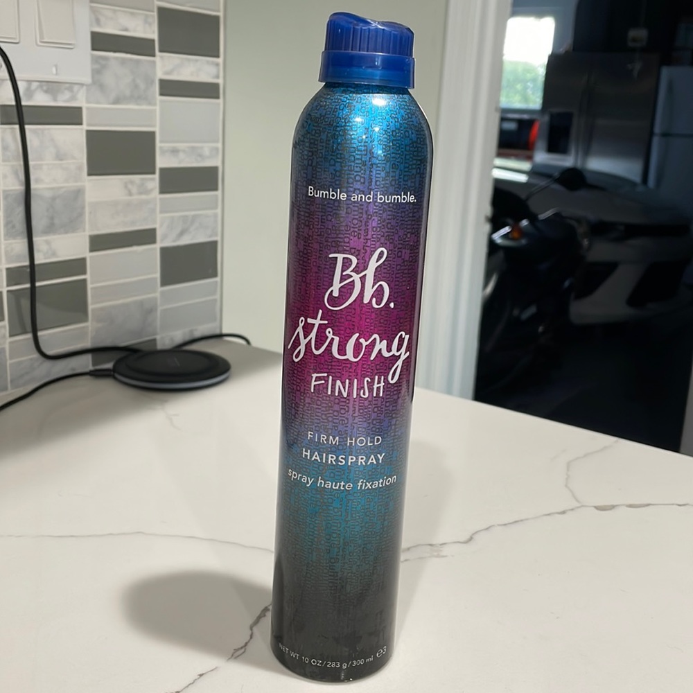 Bb strong finish hair spray
